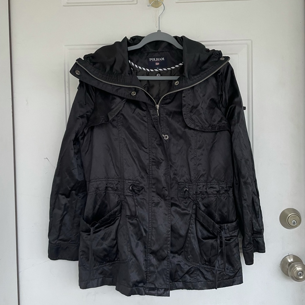 Polham The Justifiable Black Anorak Jacket size M